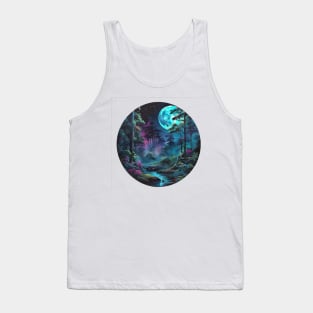 Enigmatic Lunar Landscape (626) Tank Top